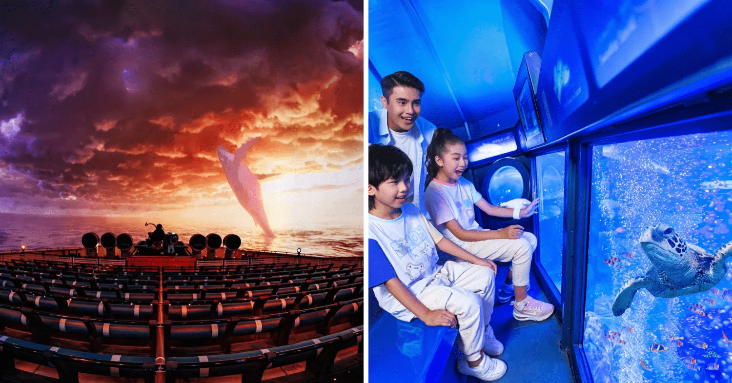 chimelong spaceship - Bermuda Storm and Deep Sea Submarine attractions