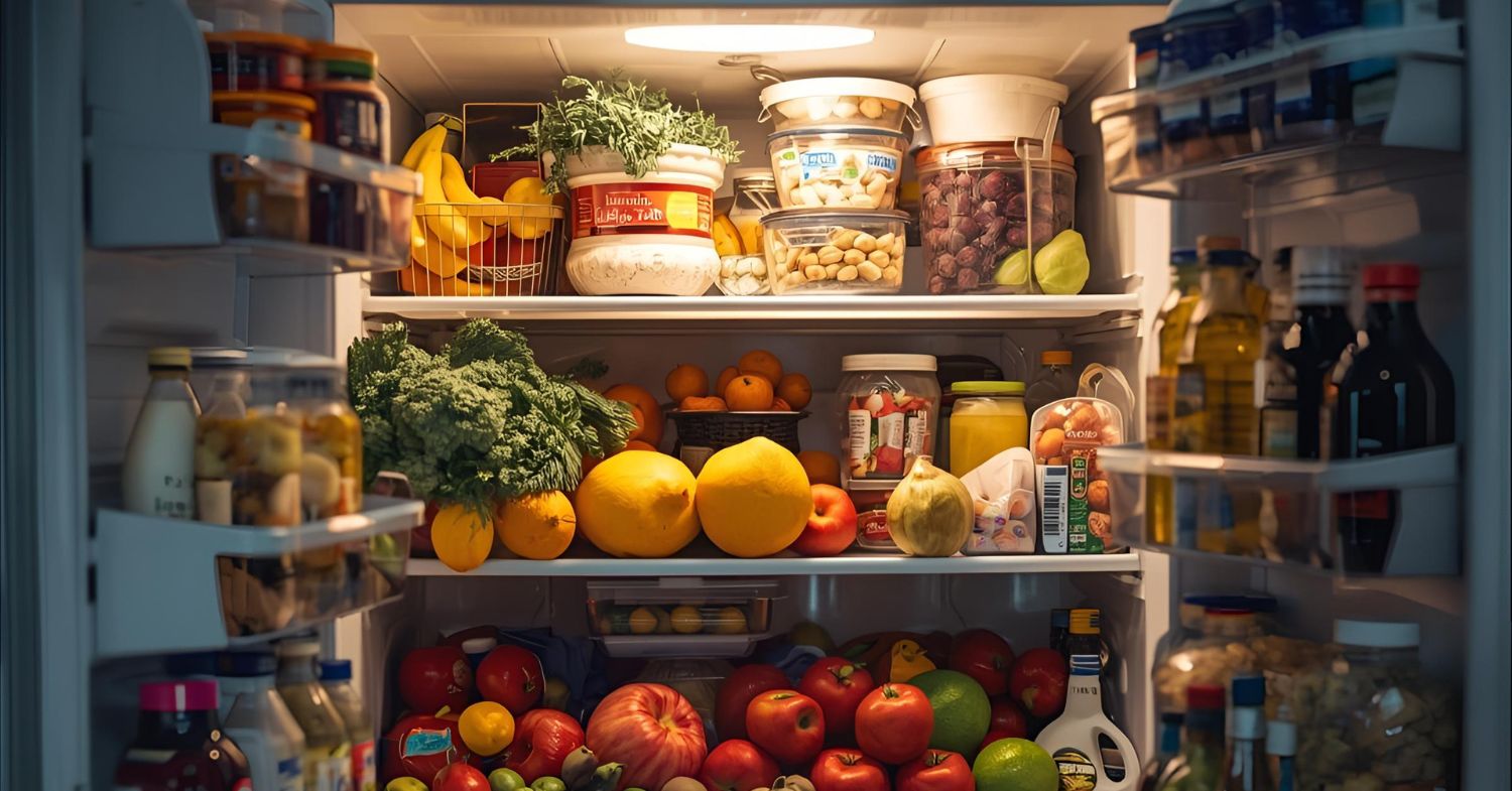 home appliance tips to reduce e-waste - stuffed fridge