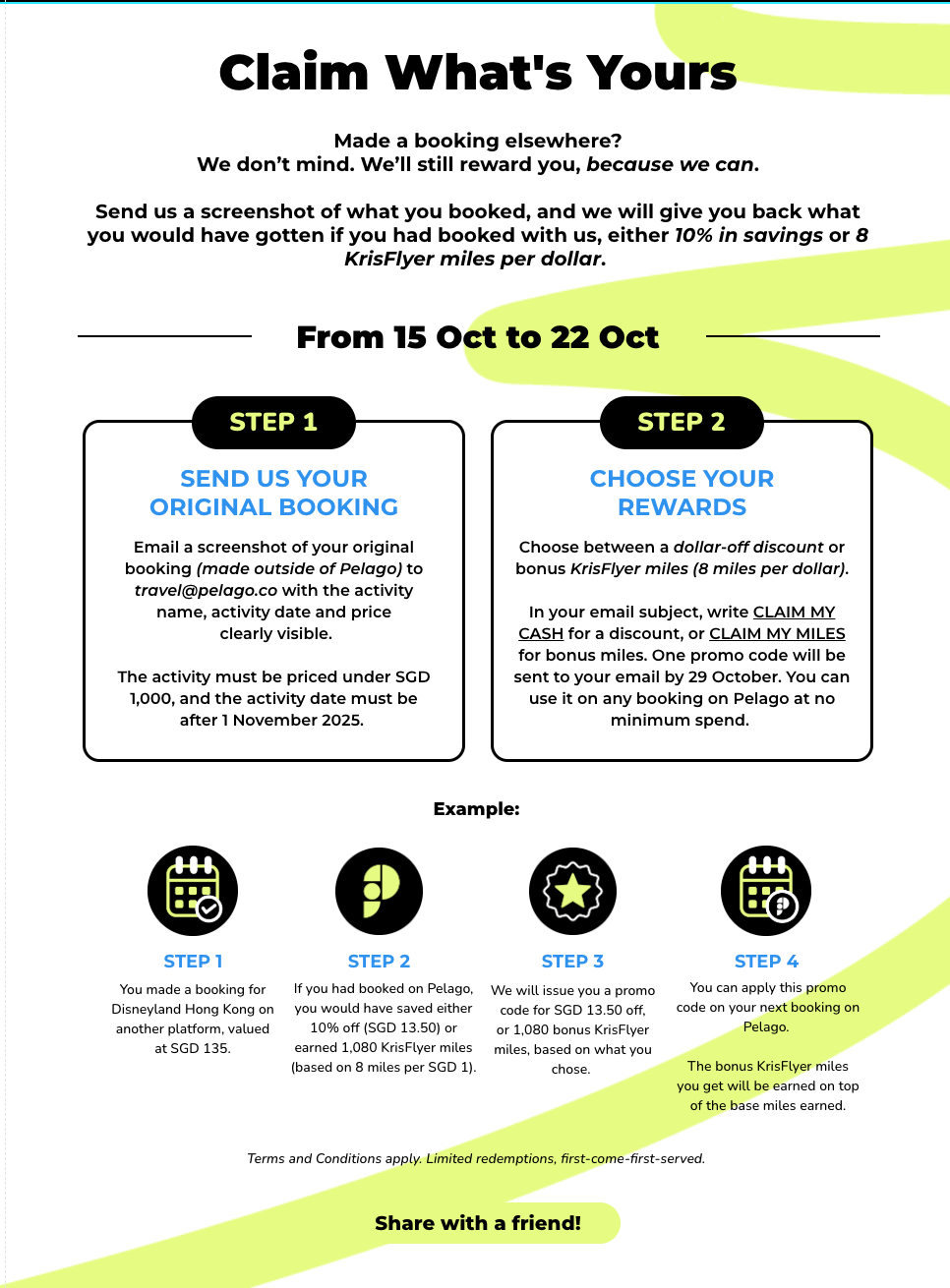 Claim What's Yours infographic