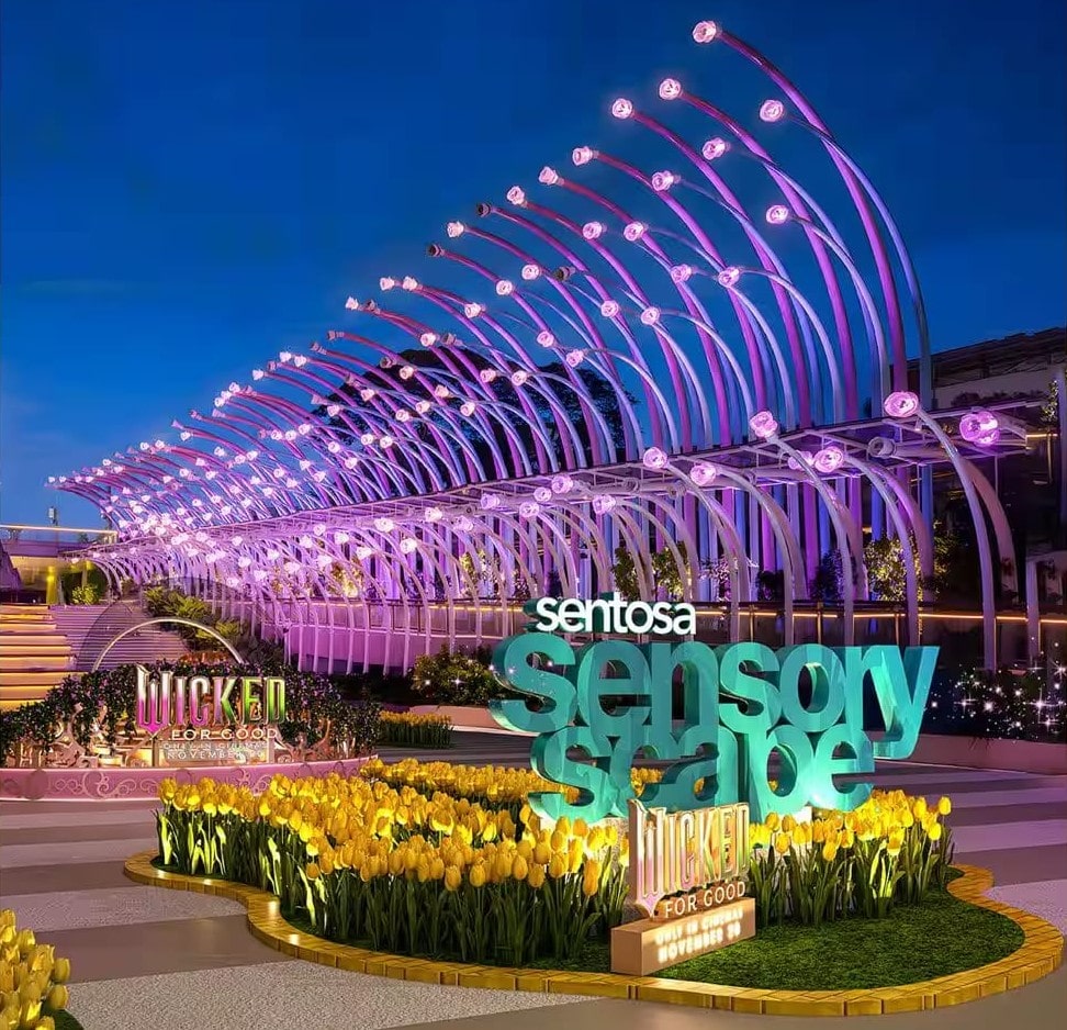 Wicked Sentosa - Yellow Brick Road installation