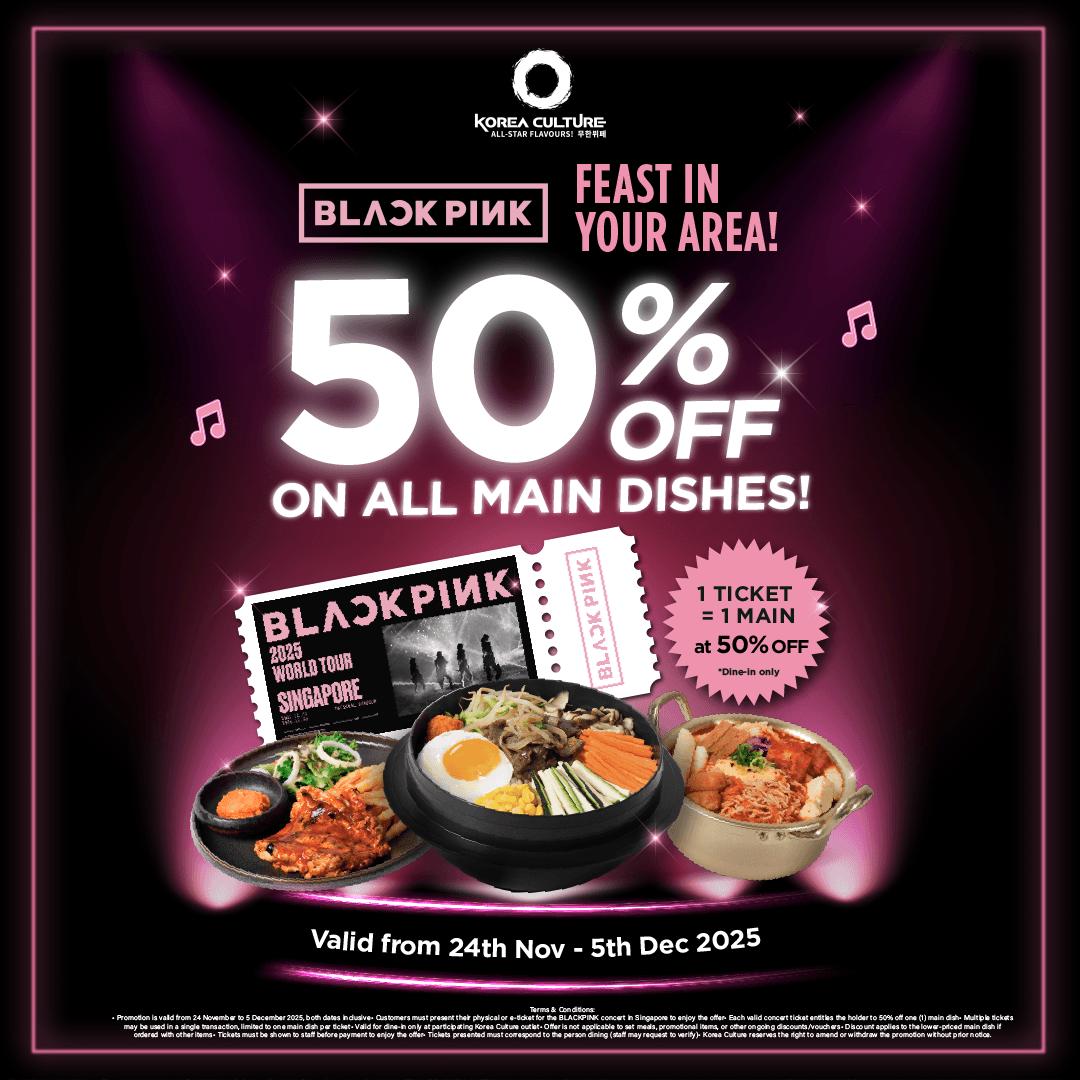 Blackpink-themed events, deals & merch in SG - korea culture