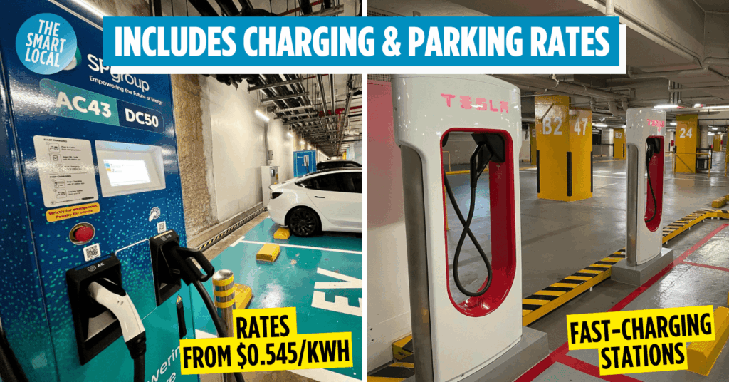 Malls In Singapore For EV Chargers