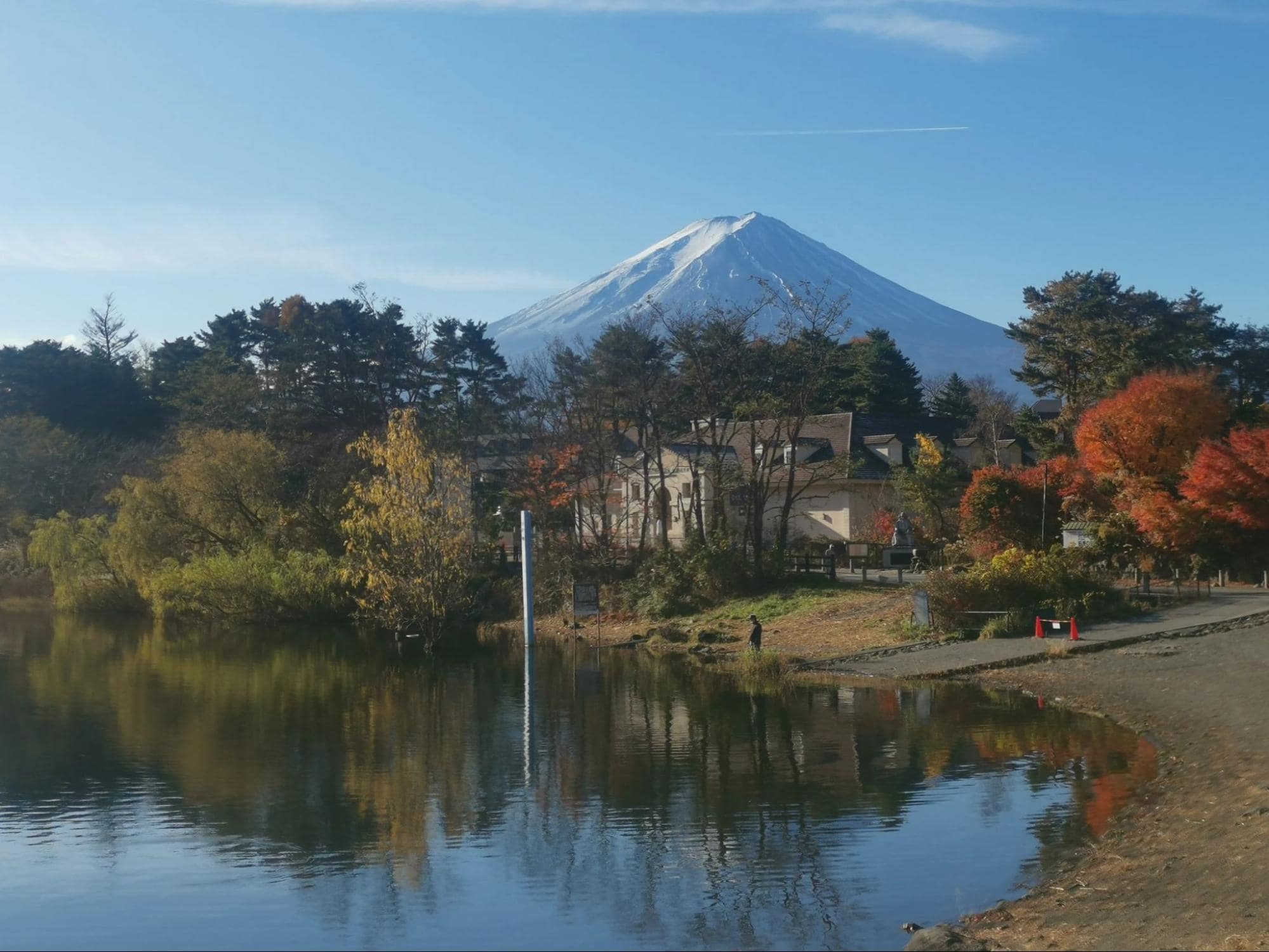 Mount Fuji lake