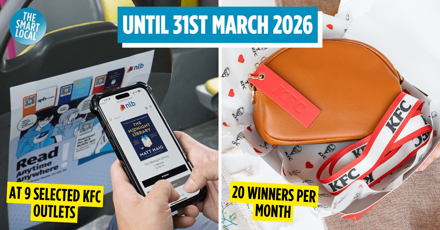 You Can Win KFC Merch Like Mantou Crossybody Bags & Tees When You Borrow NLB eBooks For Free