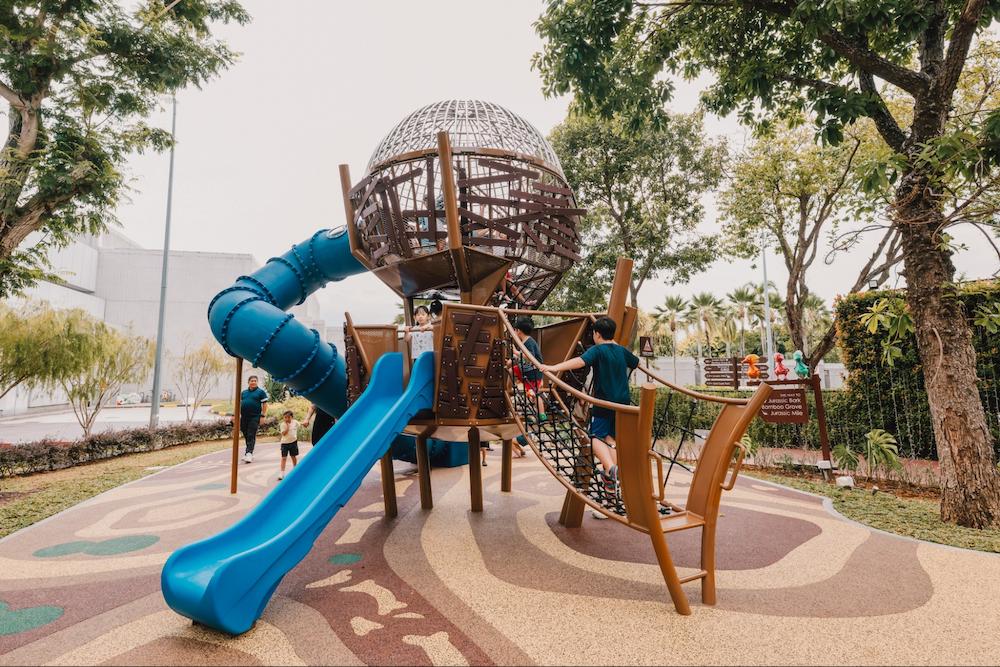 changi airport kids activities - dino nest tower