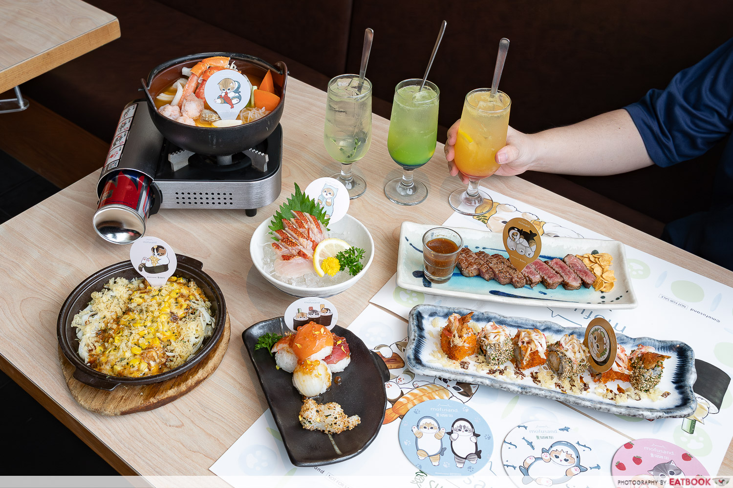 Sushi Tei Mofusand food