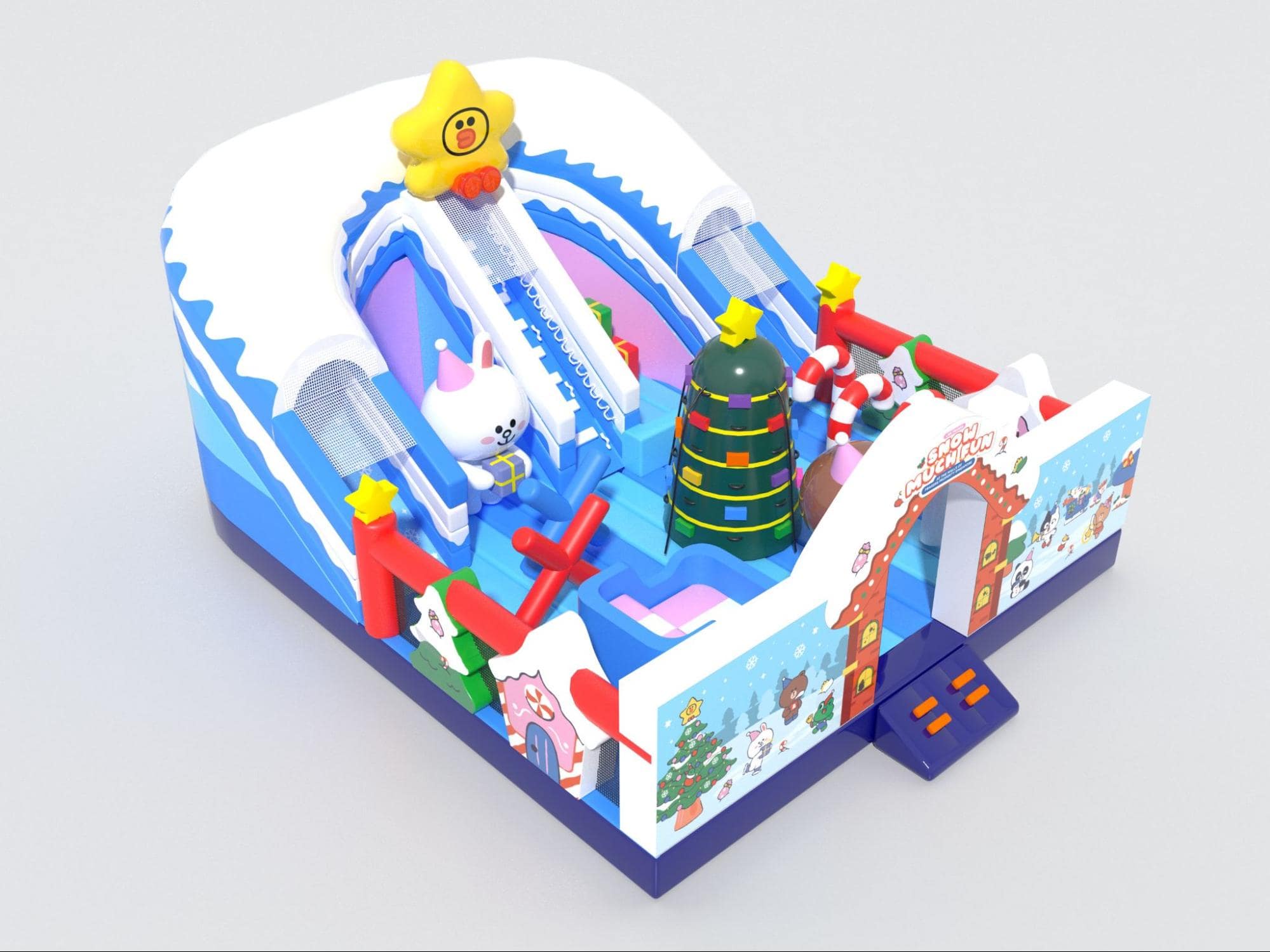 line friends - inflatable playground