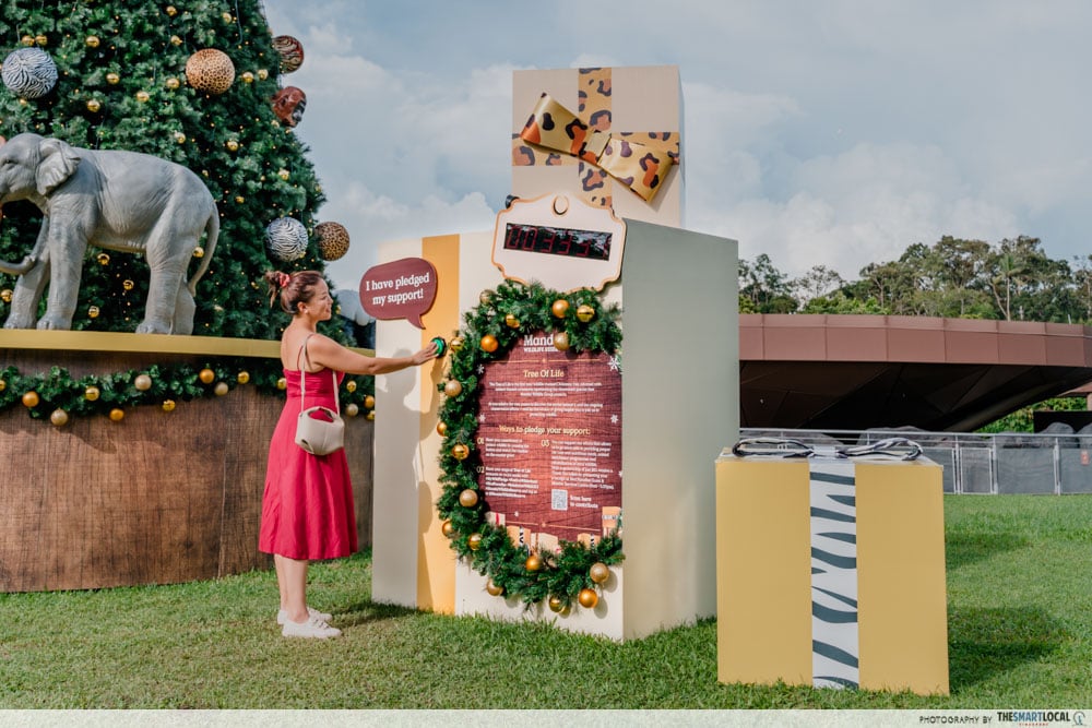 mandai festive wild-erland - pledge counter