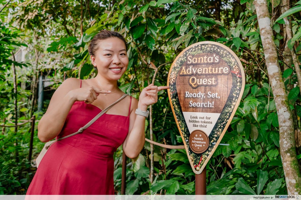 mandai festive wild-erland - quest signs