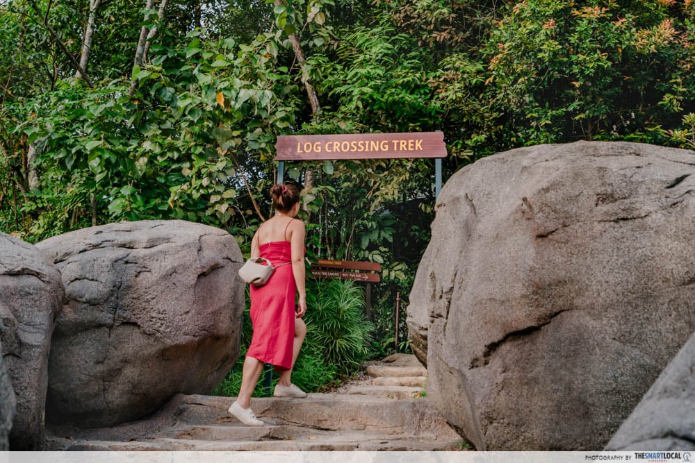 mandai festive wild-erland - start of trek