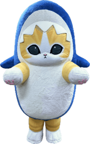 shark mofusand mascot