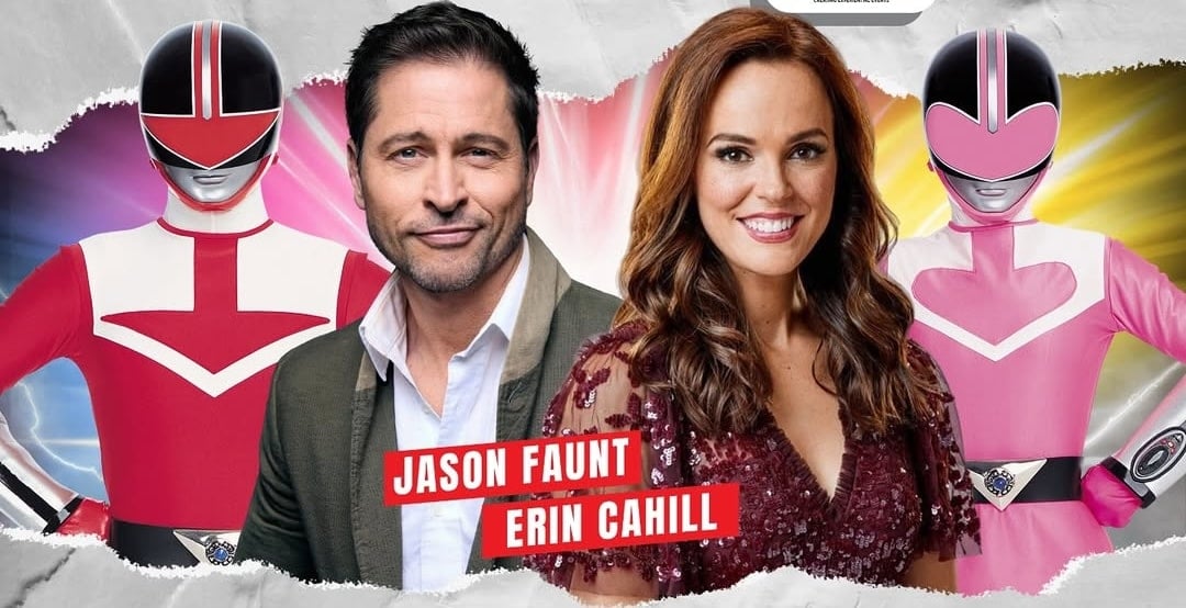 Jason Faunt and Erin Cahill, actors from Power Rangers Time Force