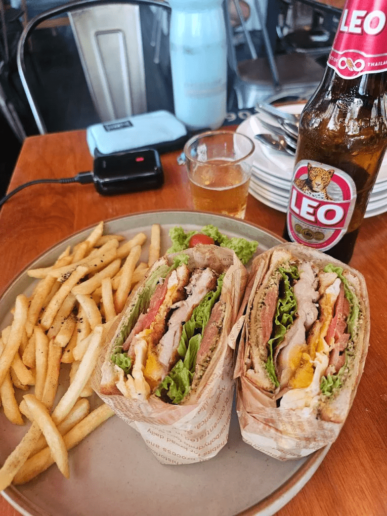 Grilled Chicken Pesto Sandwich from Bistro By The Park