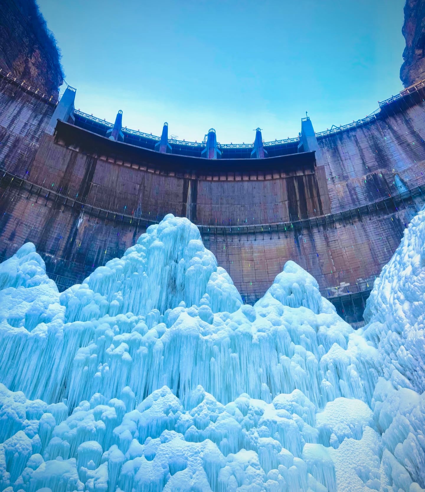winter destinations china - Longqing gorge waterfall