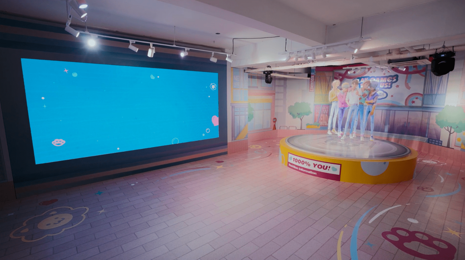 KPop Demon Hunters Singapore pop-up - photo ops