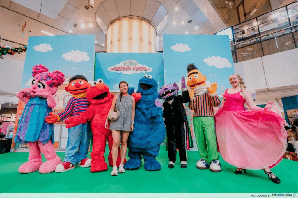 Monthly kid-friendly things to do in Singapore - sesame street xmas