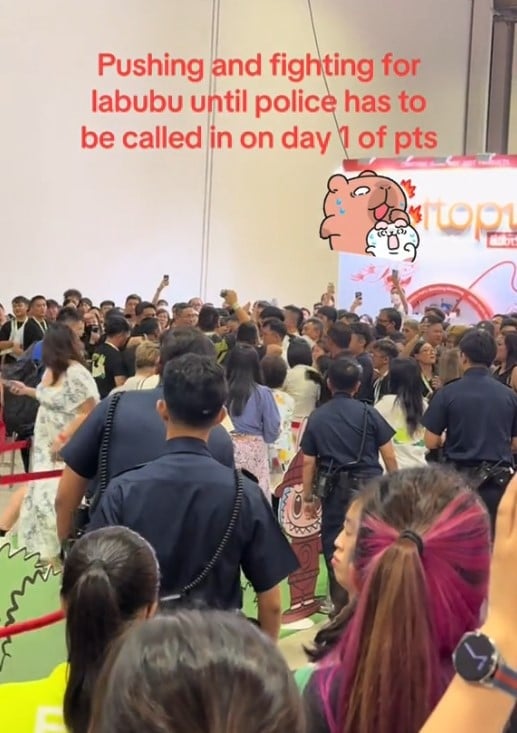 Queue for Labubu at Pop Toy Show 2025