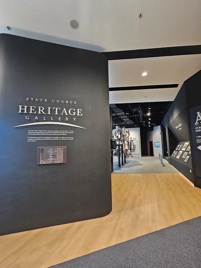 State Courts Heritage Gallery entrance