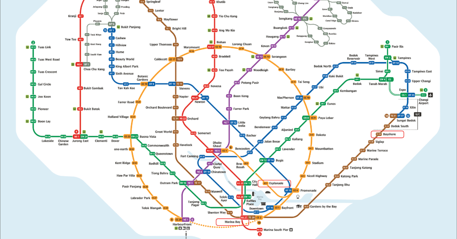MRT map