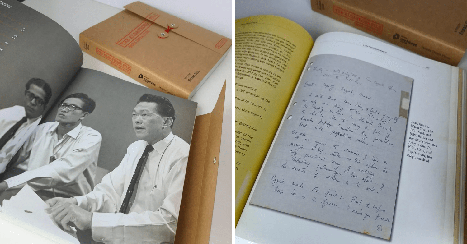 albatross file exhibition - inside separation book