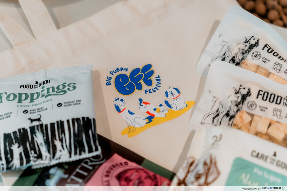 big furry festival - race kit goodie bag