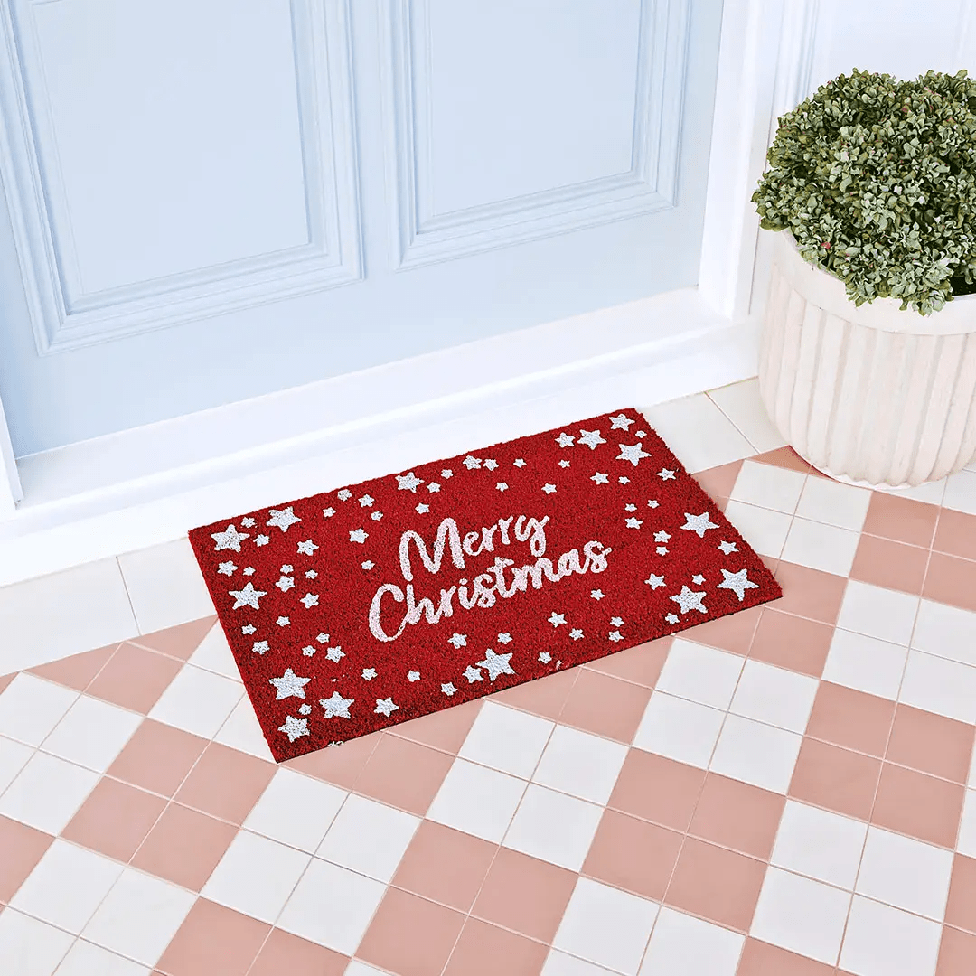 Merry Christmas door mat