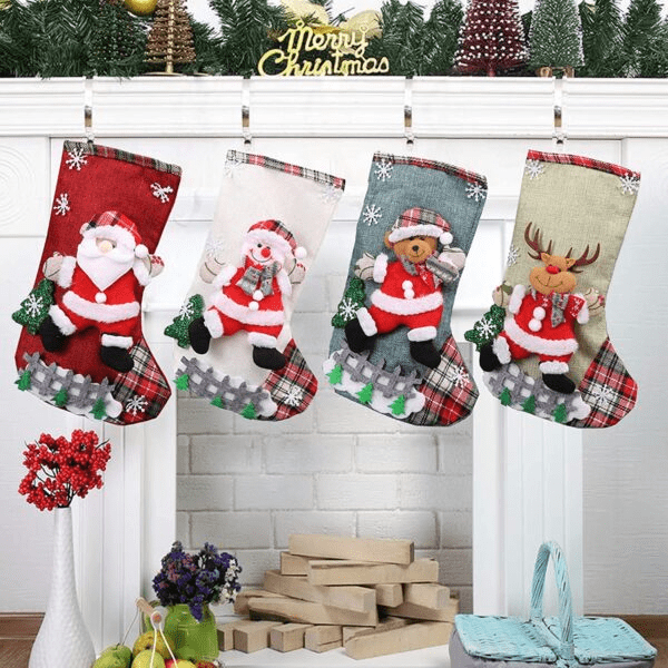 3D Christmas stockings