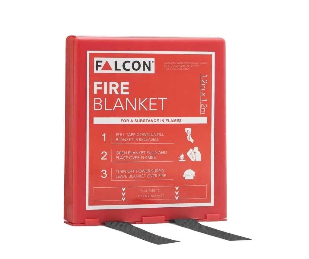 home fire - falcon fire blanket