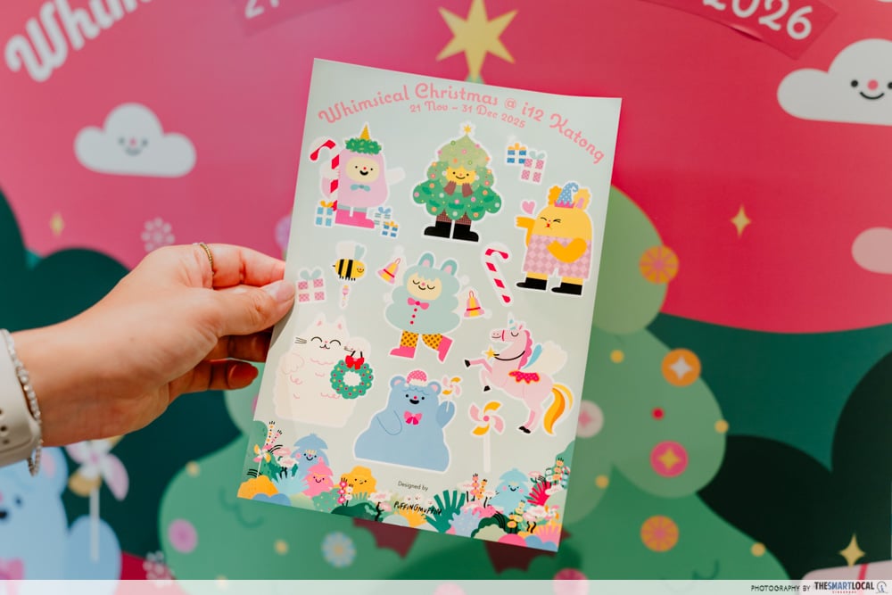 i12 katong christmas - stickers