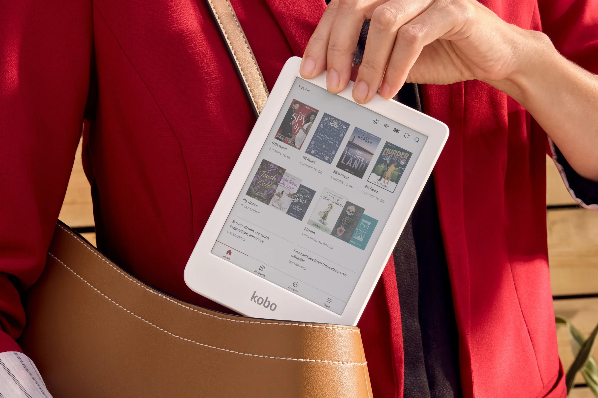 Taking Kobo out of bag