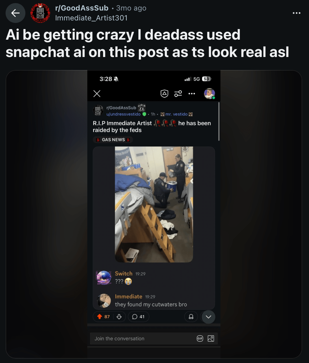 AI tools on social media & other platforms - Imagine Lens by Snapchat (3)