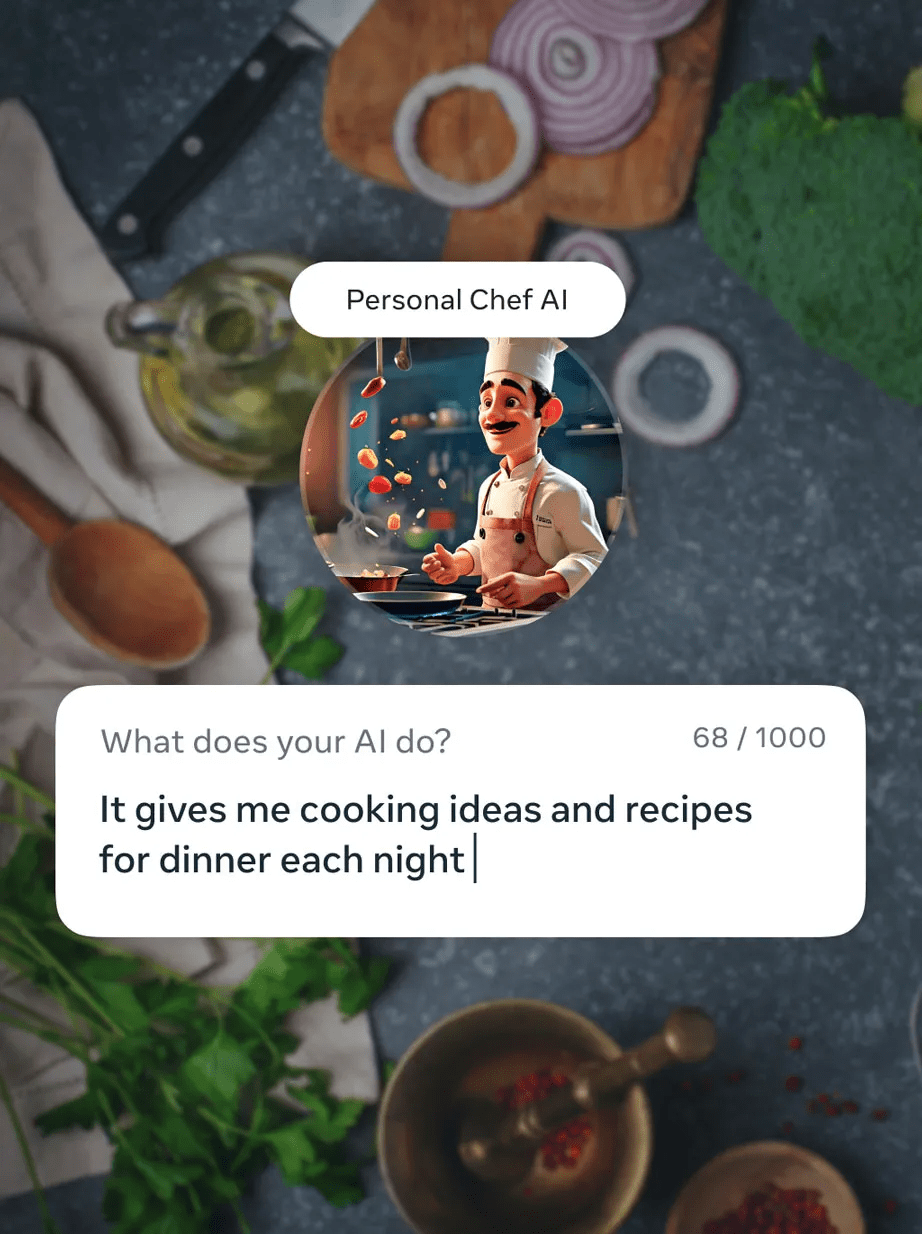 AI tools on social media & other platforms - AI characters by Meta AI Studio (1)