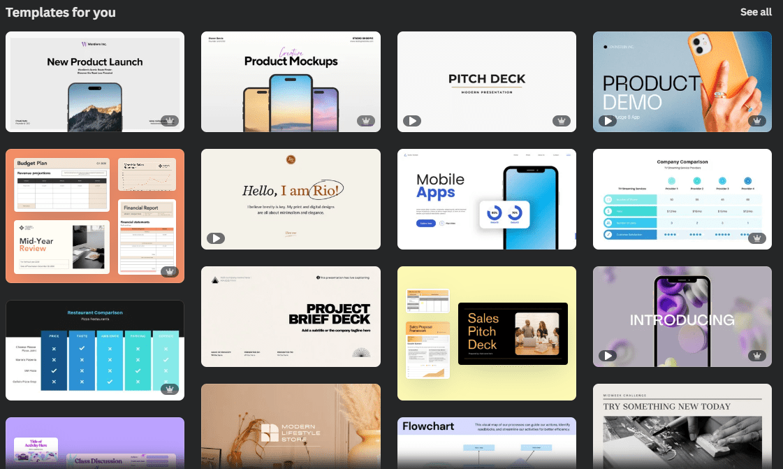 Popular side hustles in Singapore - digital products Canva templates