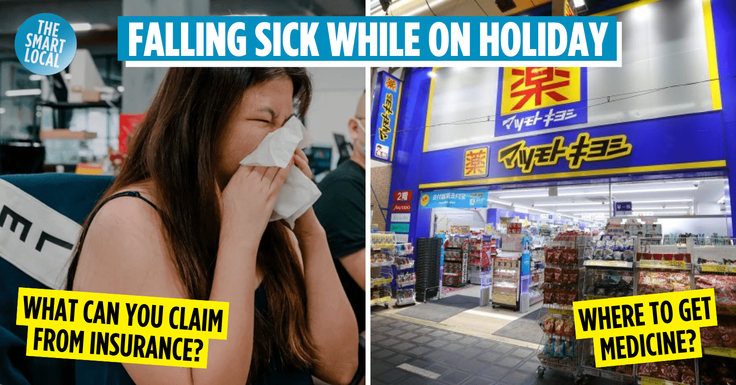 Falling sick during vacation - cover