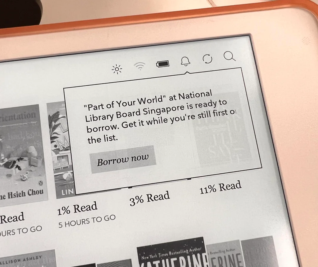 Borrowing books from NLB