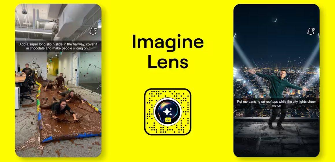 AI tools on social media & other platforms - Imagine Lens by Snapchat (2)