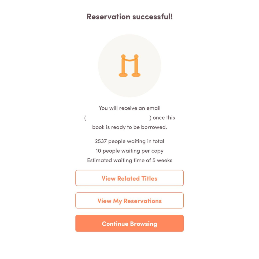 Popular titles wait time