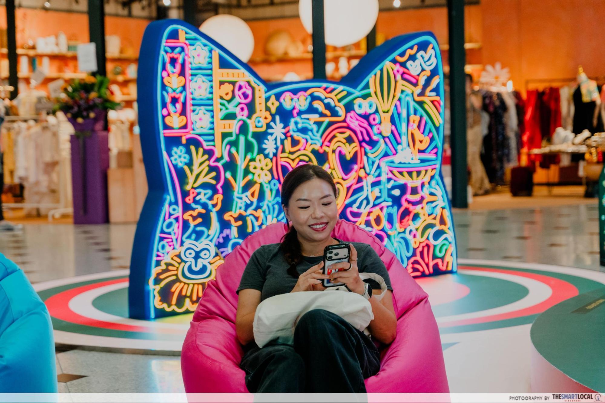 millenia walk christmas - beanbag