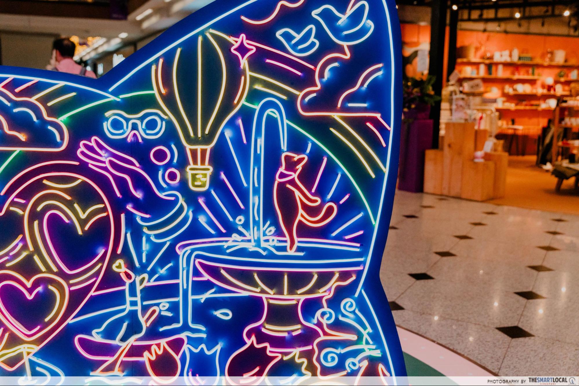 millenia walk christmas - merlion