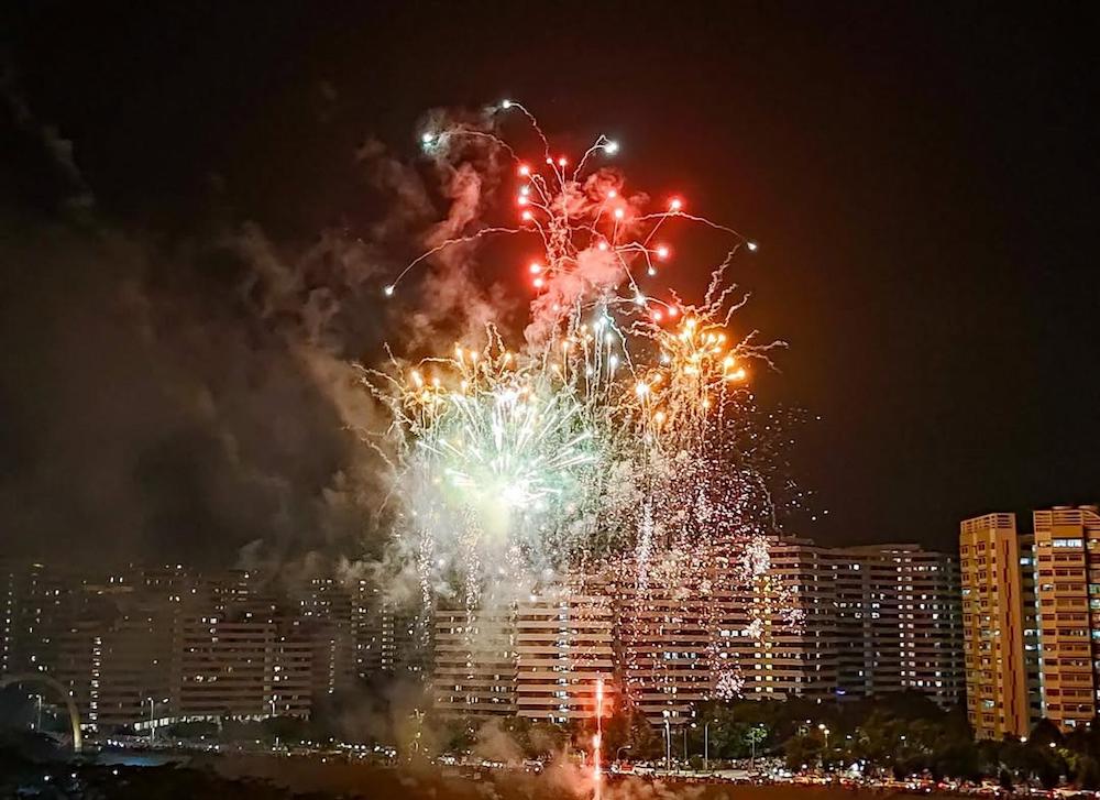 new year fireworks - one punggol