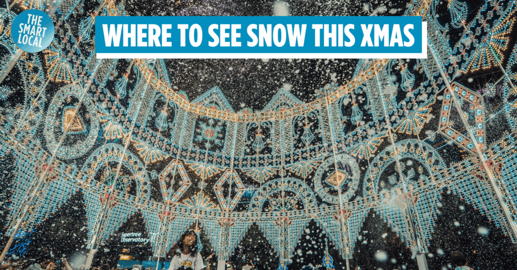 place to see snow in sg for free - christmas 2025