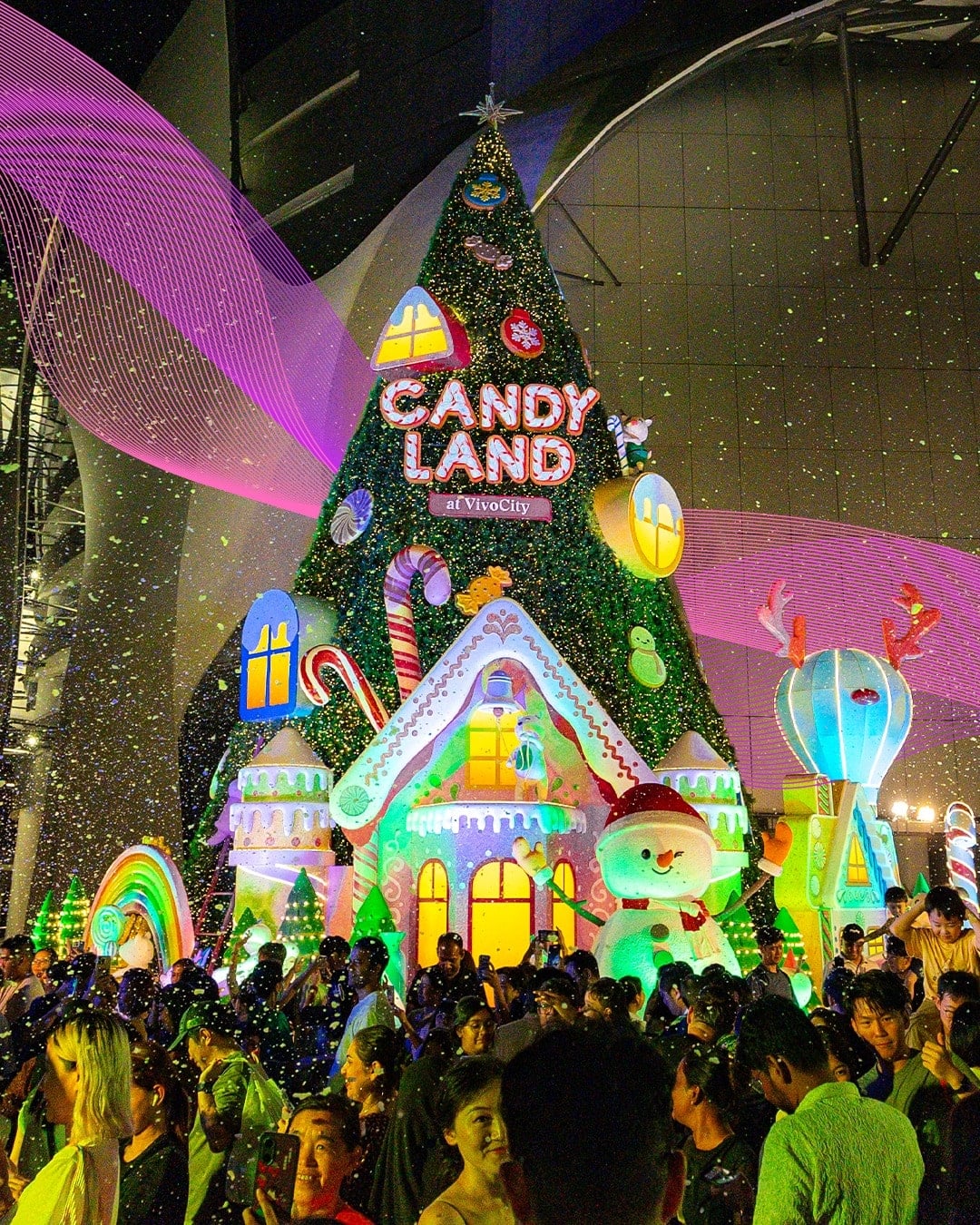 place to see snow in sg for free - vivocity