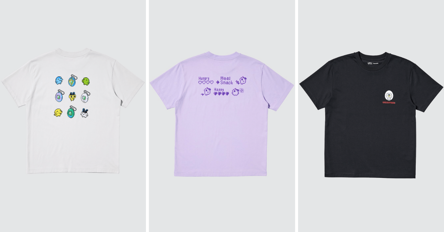 light grey, purple, and black UTs