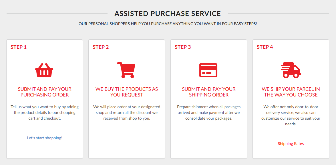 taobao - oops assisted purchase service