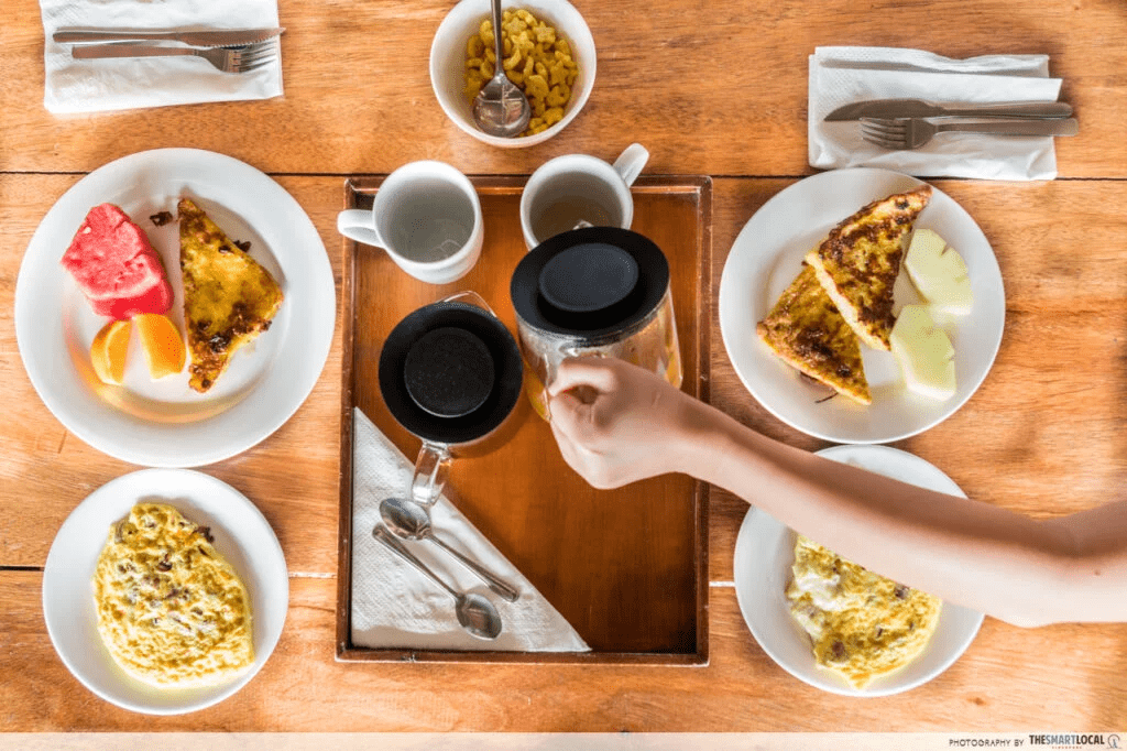 Buffet-style selections