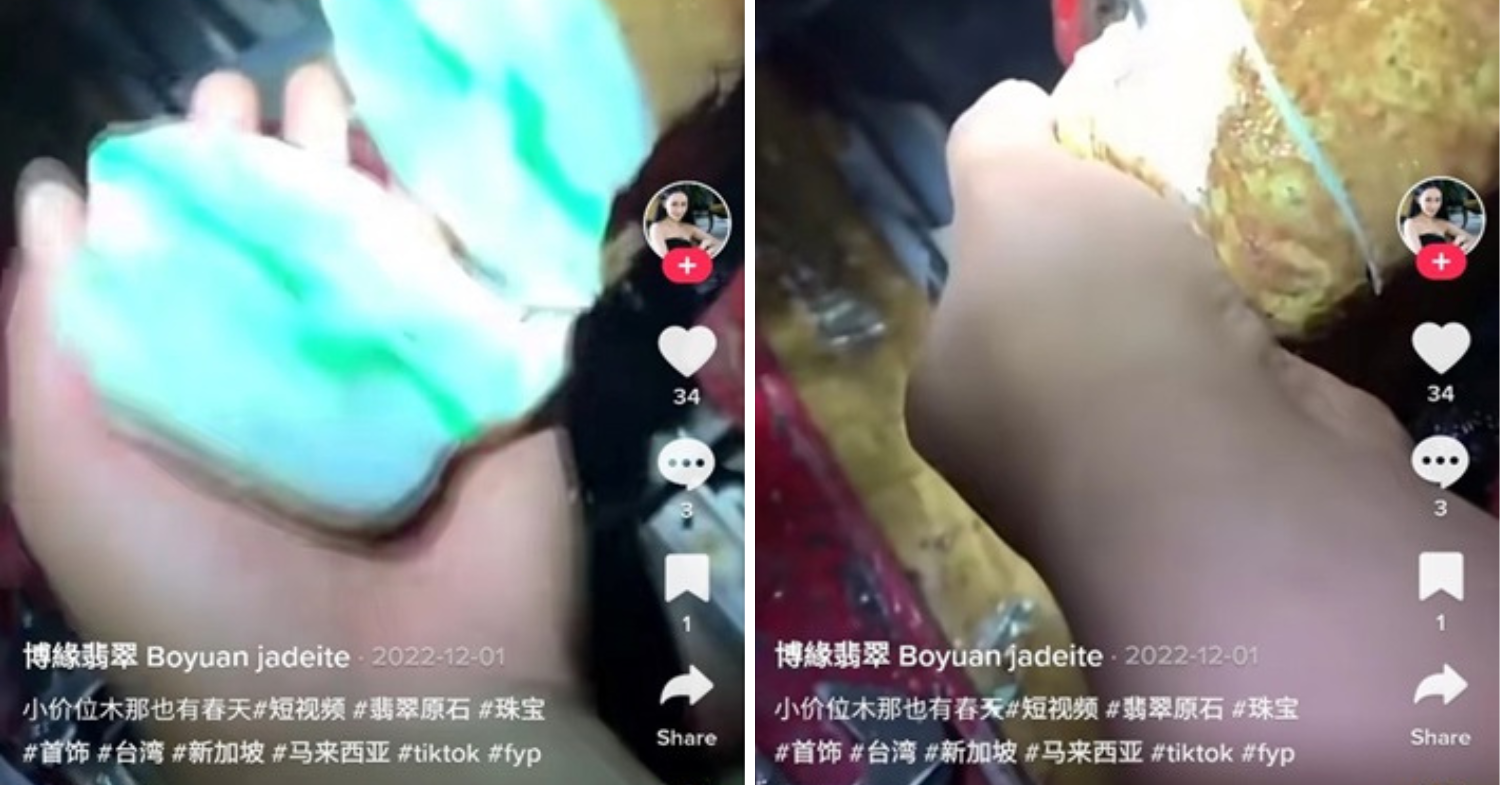 tiktok livestream - jade stones scam video