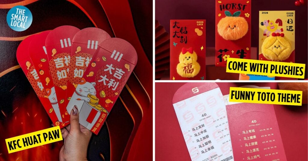 12 Cutest Angbao Designs For 2026 – Joguman, Horse Year Motifs & Giant 50cm Packet