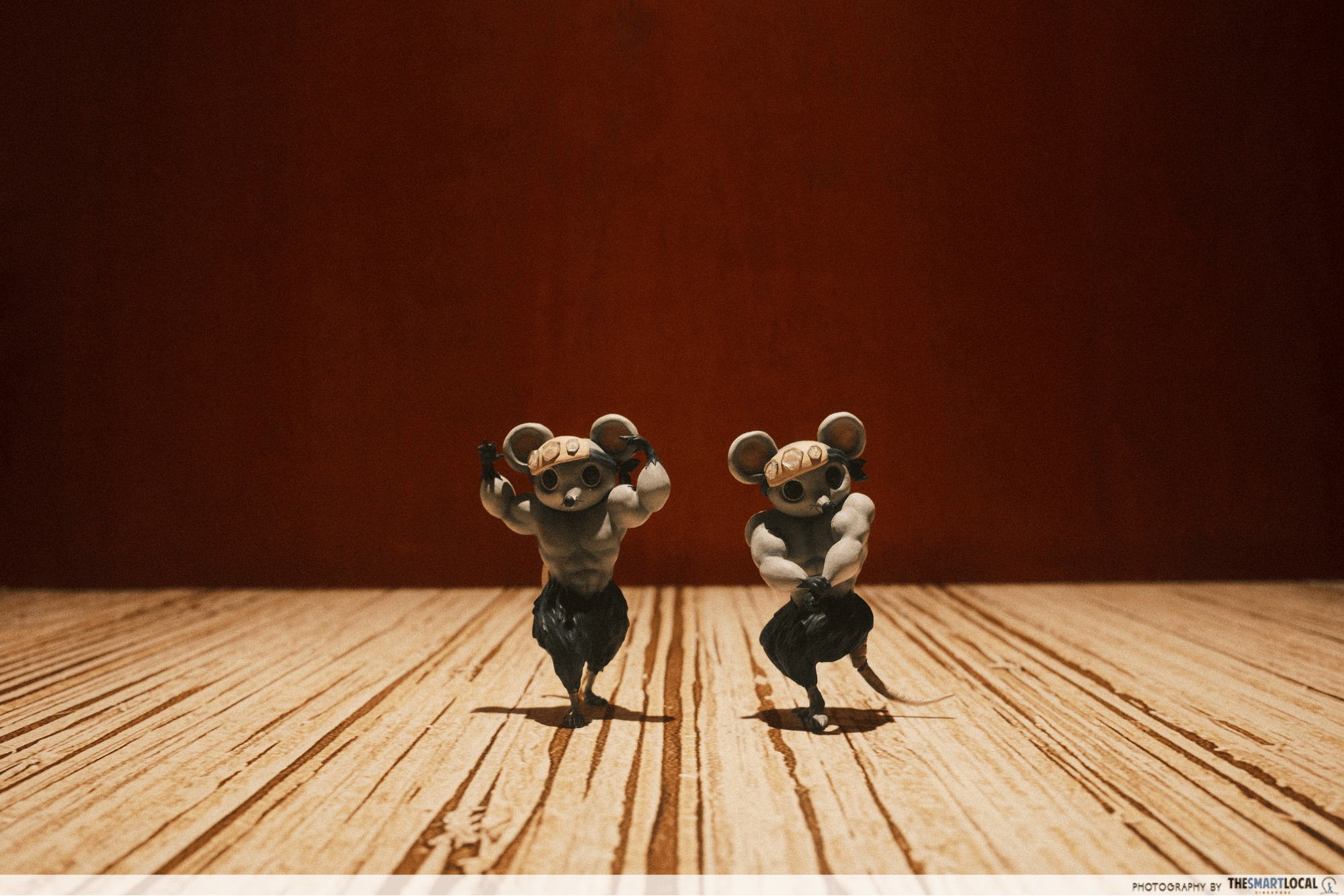 Demon Slayer Kimetsu no Yaiba Total Concentration Exhibition - ninju mice display