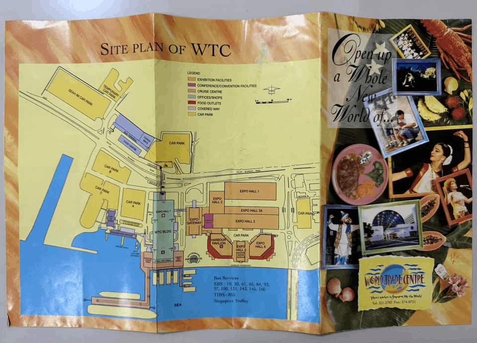 HarbourFront Centre - World Trade Centre site map