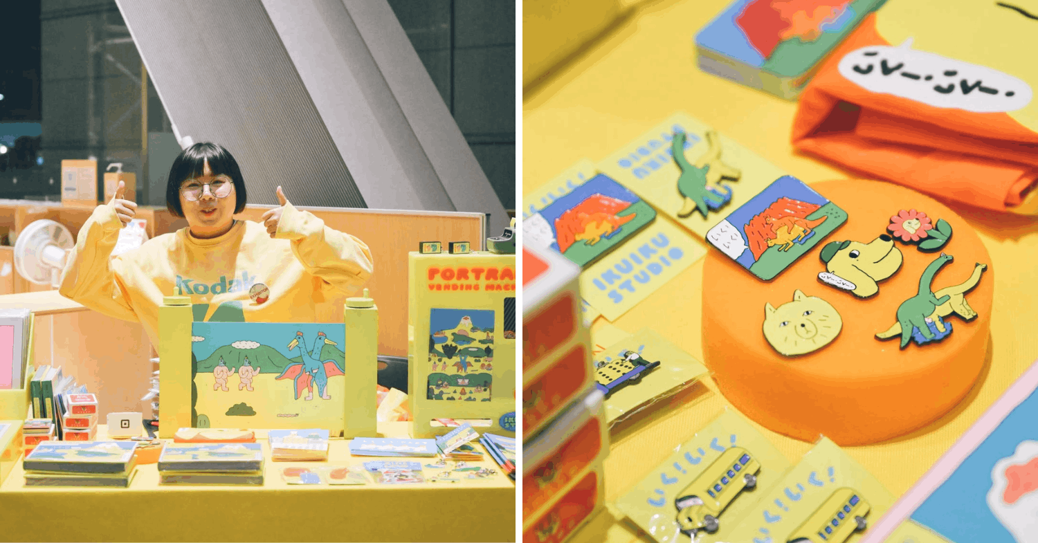 Artist Ikuiku and her artworks